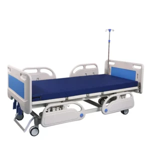 3 Function Manual Medical Bed with ABS Side Rails