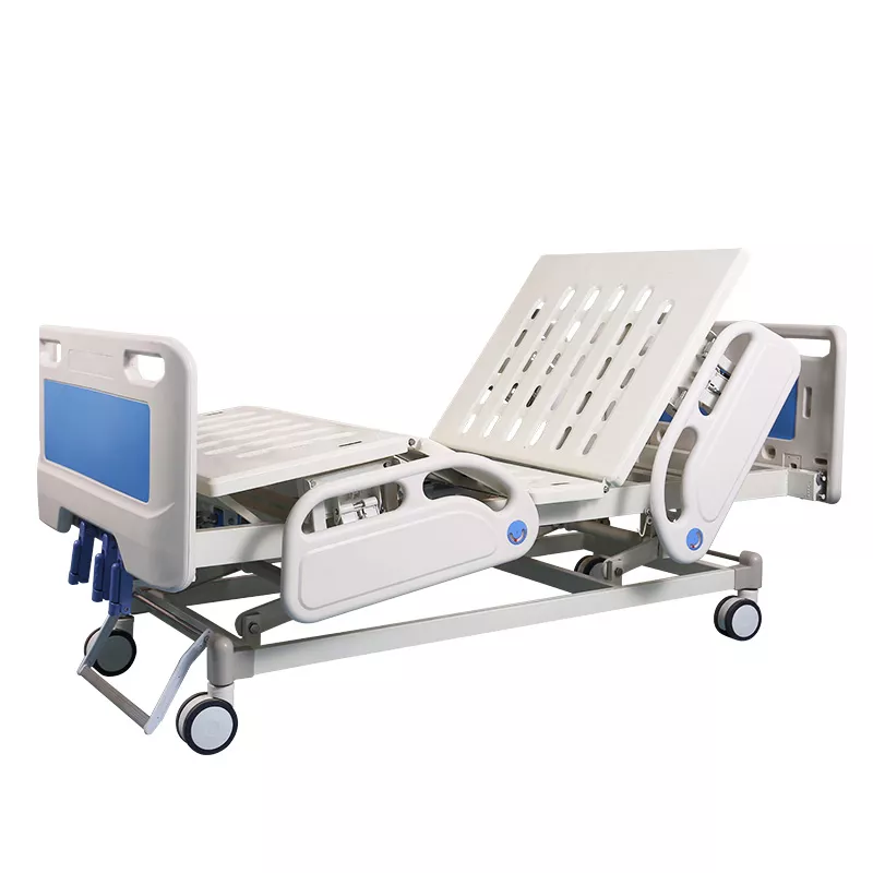 3 Function Manual Medical Bed with ABS Side Rails - Image 3